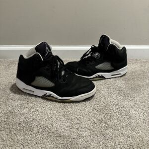 Size 10- Nike Air Jordan 5 V Retro Oreo Moonlight Black White CT4838-011 Clean